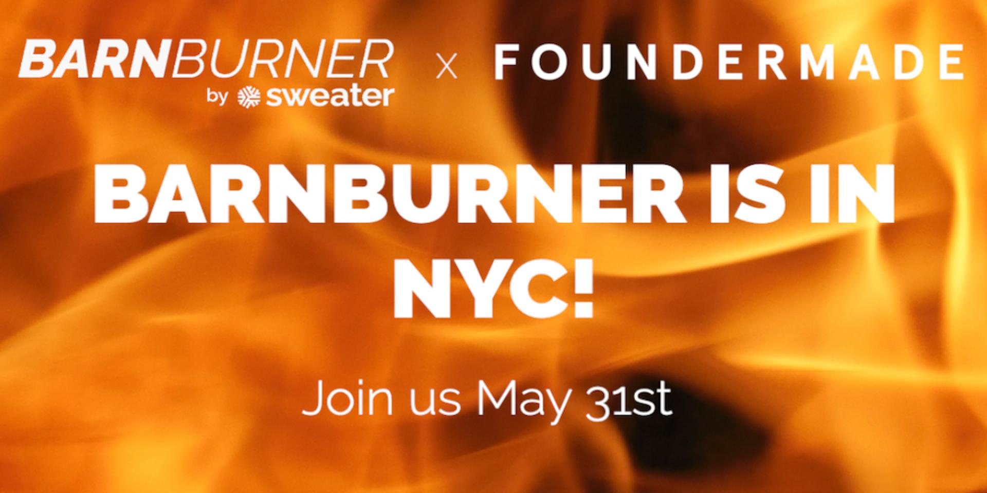 Cover Image for Barnburner Pitch Competition @ The FounderMade Innovation Show!