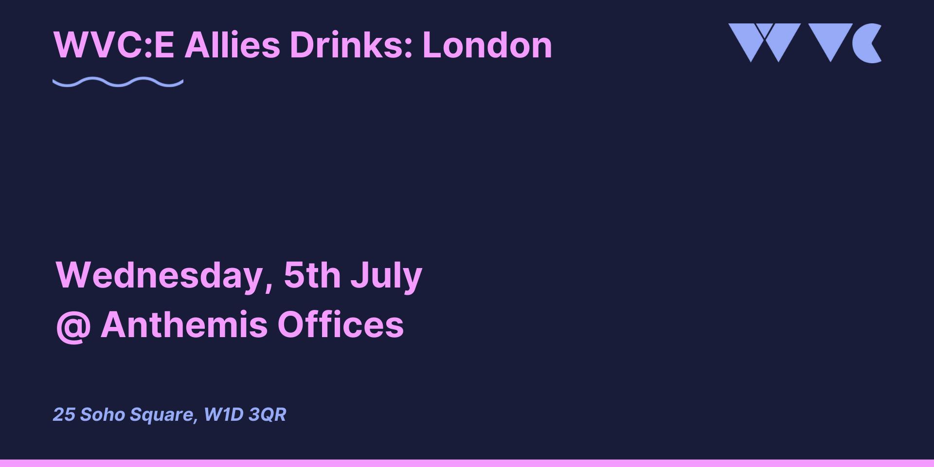 Cover Image for WVC:E Allies Drinks: London
