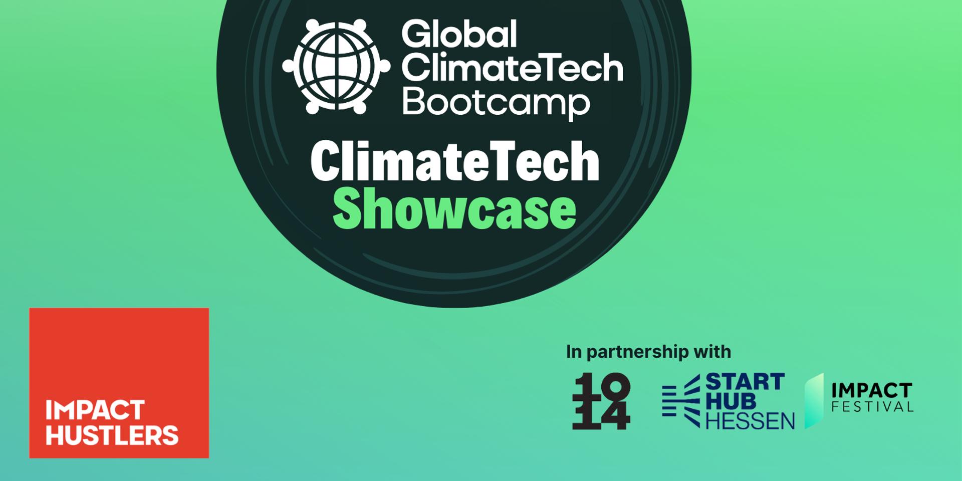 Cover Image for ClimateTech Showcase - Global ClimateTech Bootcamp 