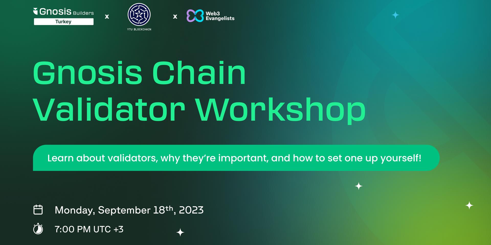 Cover Image for Gnosis Chain Validator Workshop