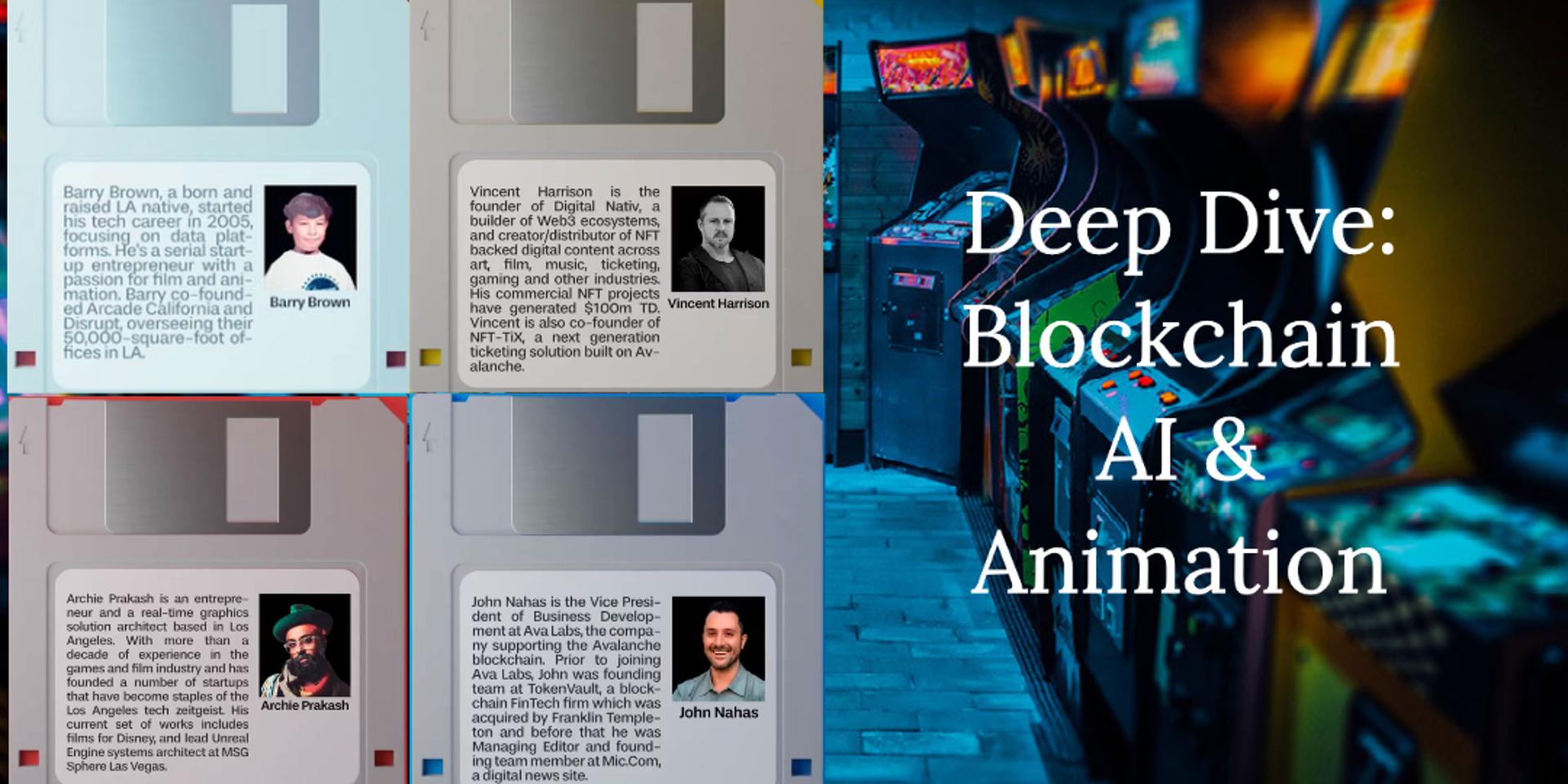 Cover Image for Razorfish x Arcade: Exploring AI, Blockchain, and Animation with Barry Brown, John Nahas, Vincent Harrison, and Archie Prakash