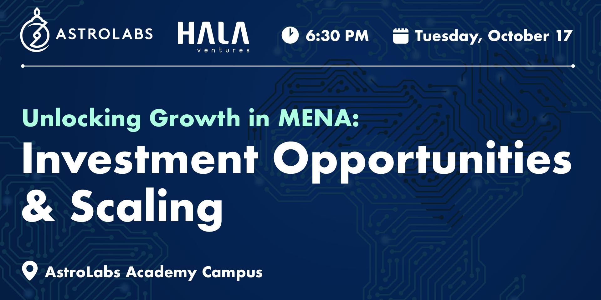 Cover Image for Unlocking Growth in MENA: Investment Opportunities & Scaling