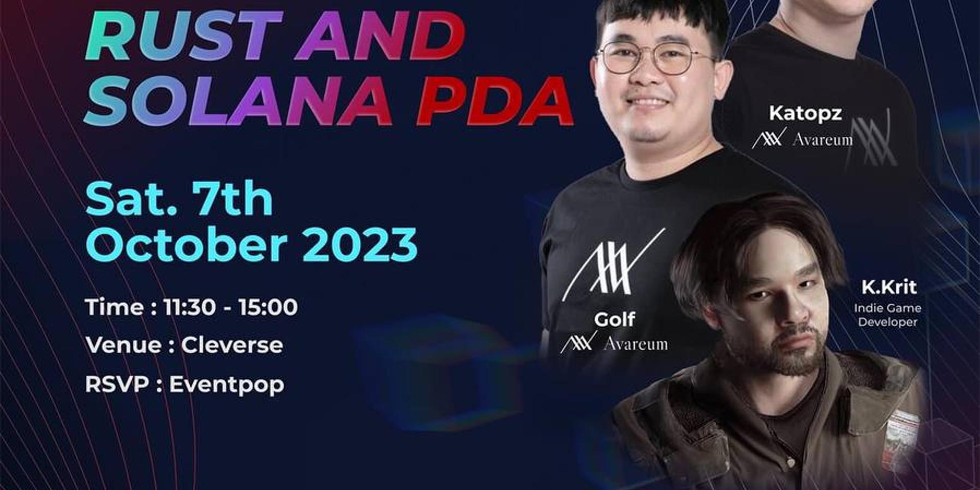 Cover Image for Intro to: Rust & Solana PDA