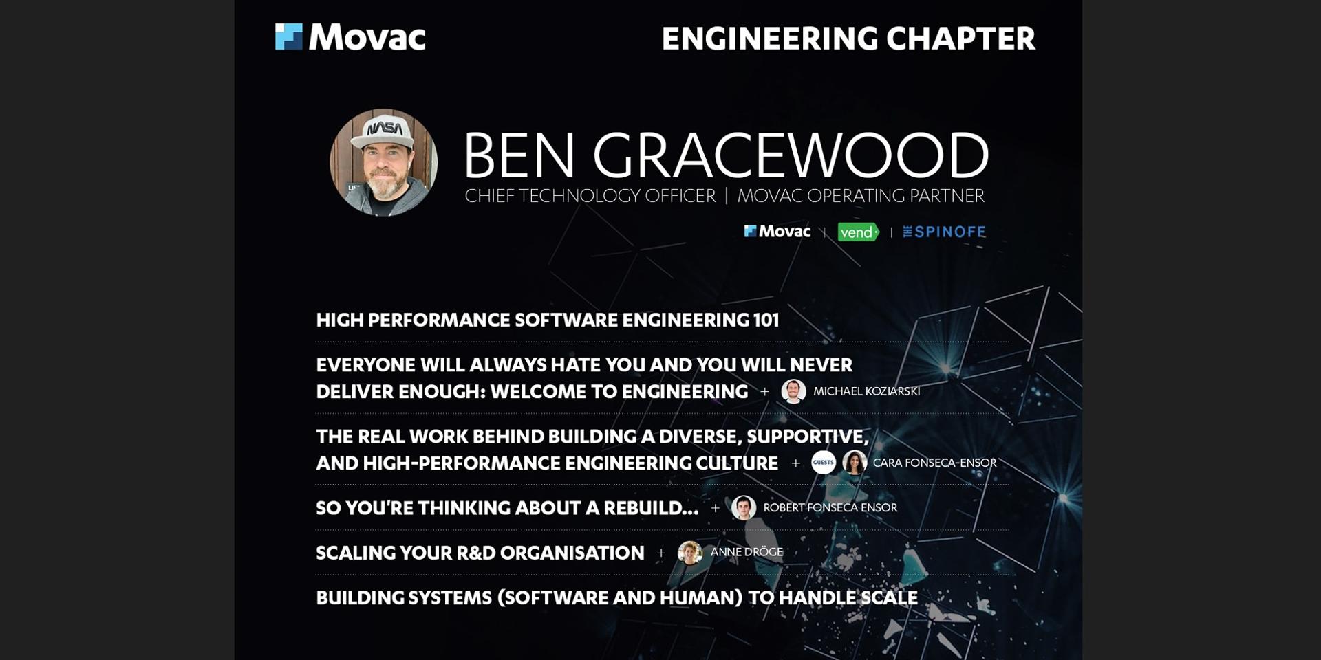 Cover Image for Movac Workshops: Building systems (software and human) to handle scale