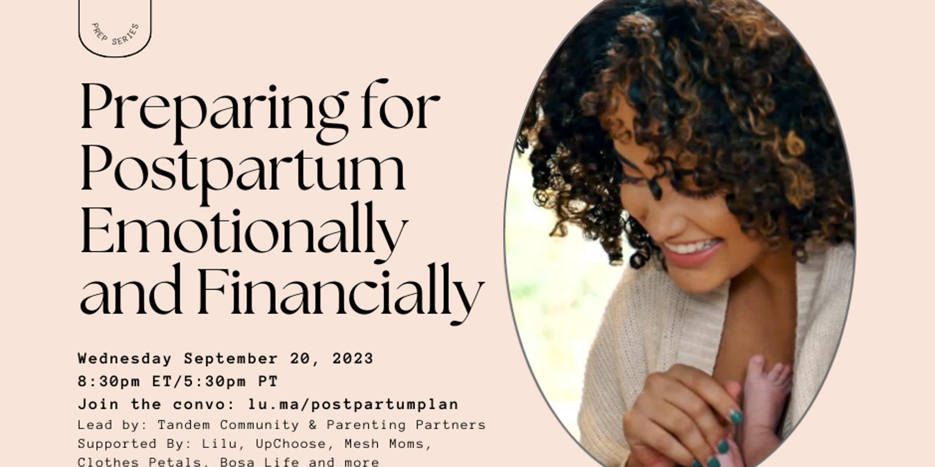 Cover Image for Preparing for Postpartum Emotionally and Financially (September 2023)
