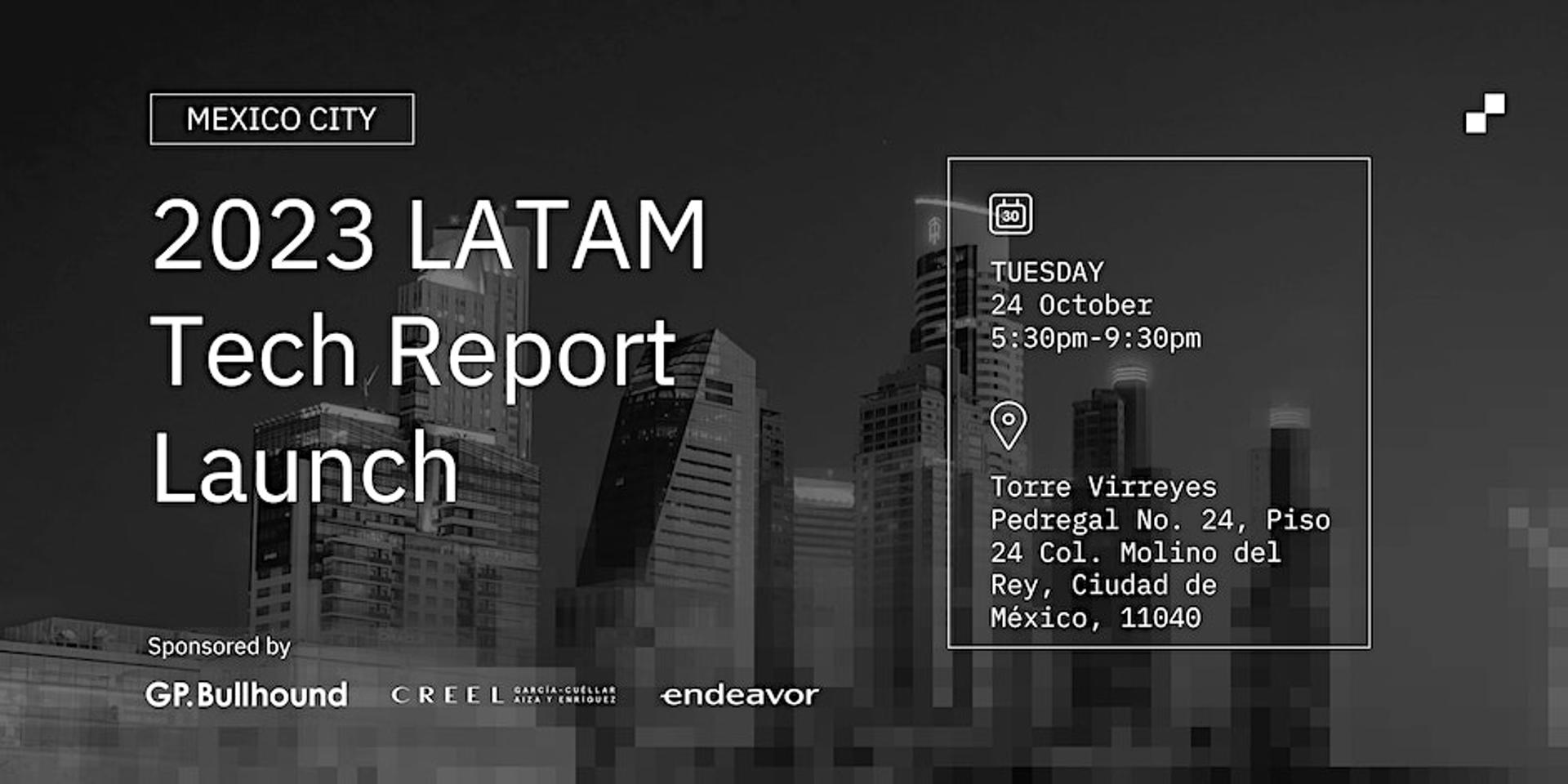 Cover Image for GP Bullhound LATAM Report Launch in #MexicoTechWeek