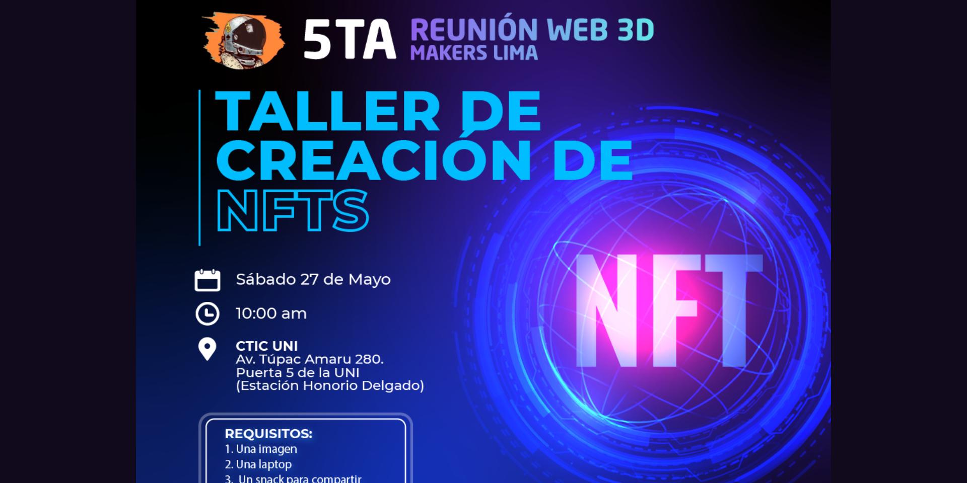Cover Image for Taller de Creación de NFTS