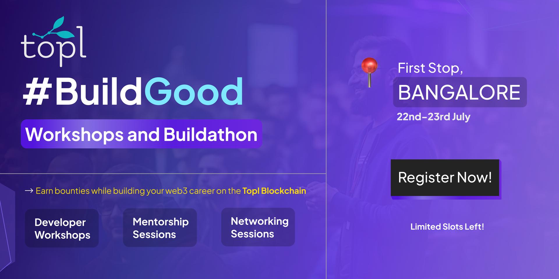 Cover Image for BuildGood BootCamp (2 Days, 9:30 am - 4:30 pm)