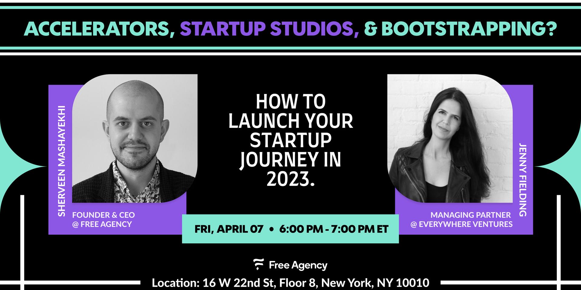 Cover Image for Accelerators, Startup Studios, & Bootstrapping: Launching a Tech Co in 2023 & Beyond