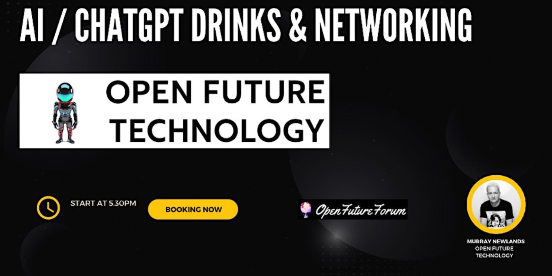 Cover Image for AI + ChatGPT Drinks & Networking