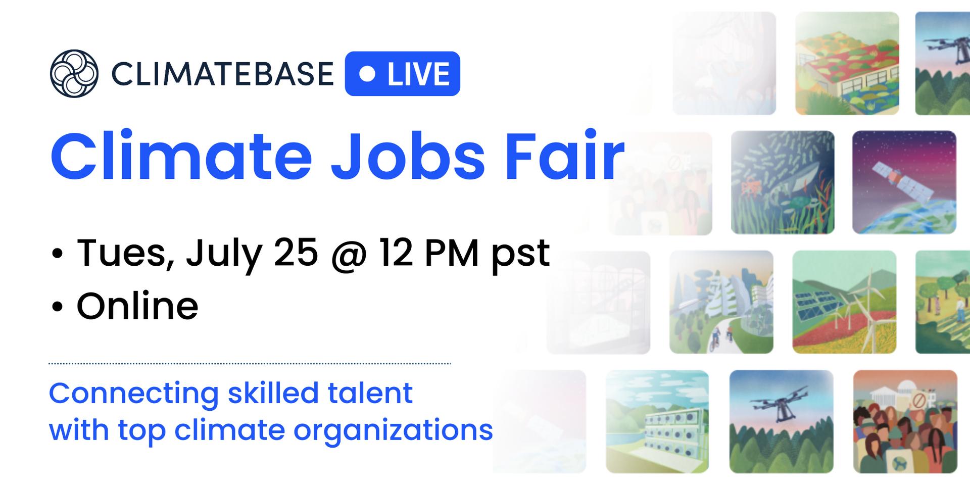 Cover Image for Climatebase LIVE Jobs Fair