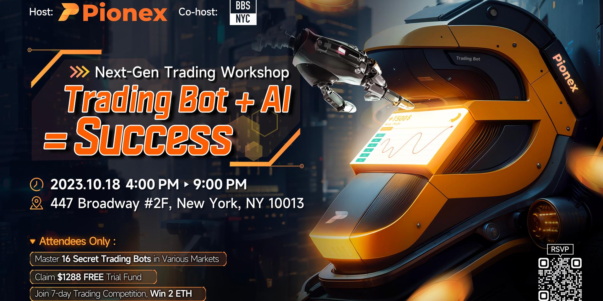 Cover Image for [Next-Gen Workshop] Trading Bot + Al = Success NYC #TechWeek