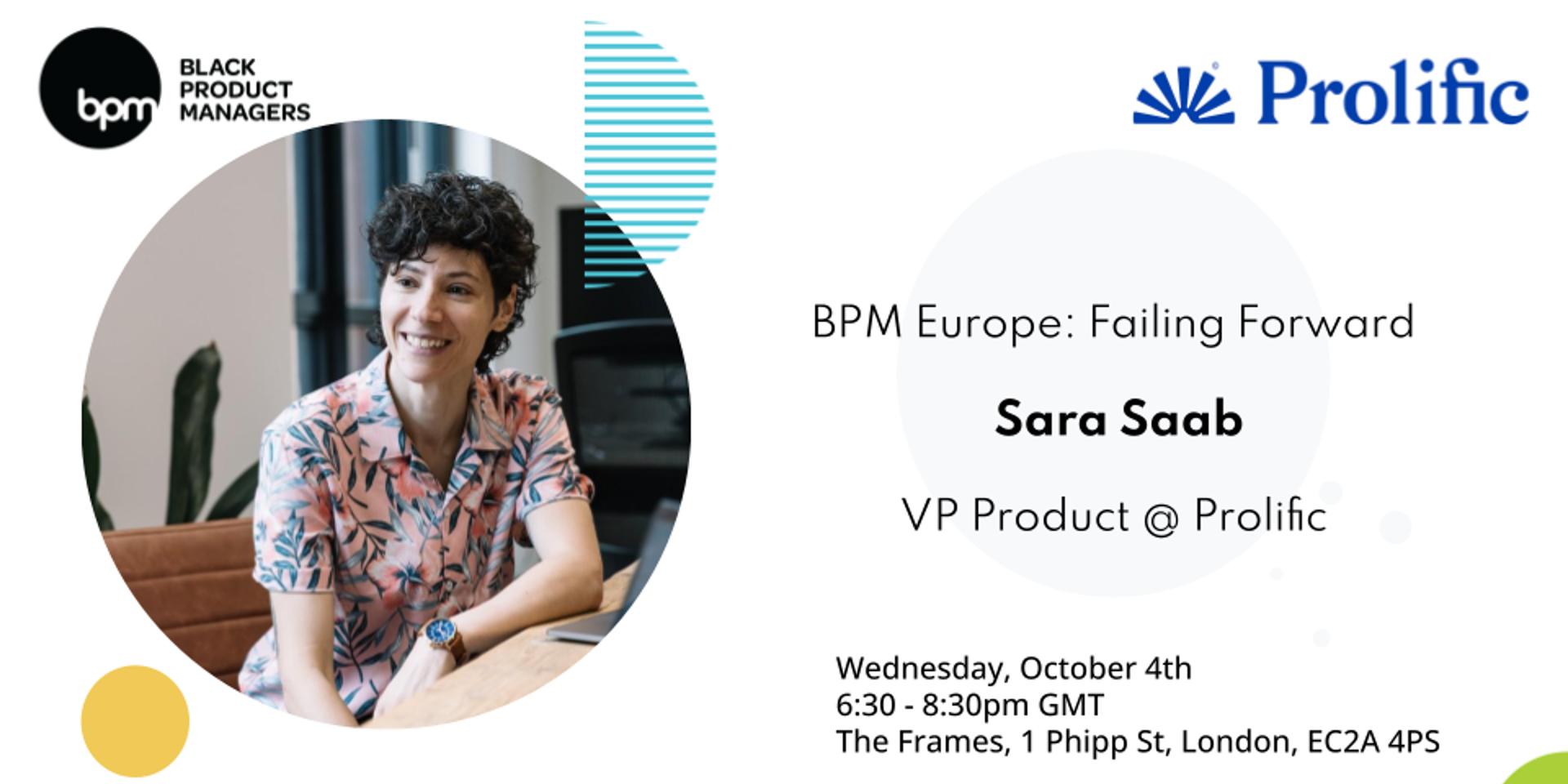 Cover Image for BPM Europe: Failing Forward w/ Sara Saab