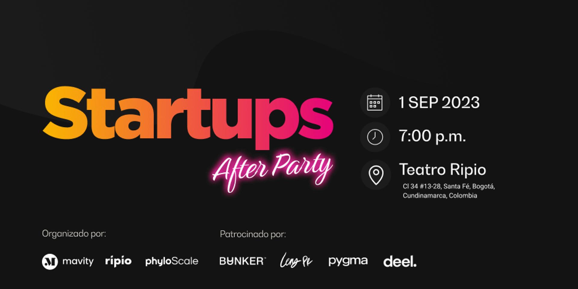Cover Image for Startups After Party  - VIP
