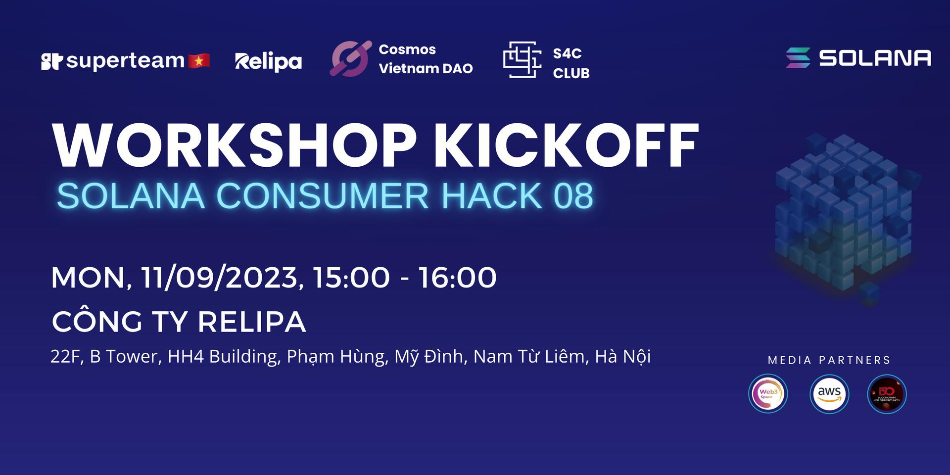 Cover Image for Solana Consumer Hack 08 - Kickoff