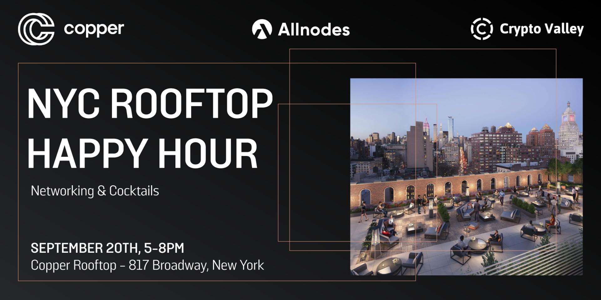 Cover Image for NYC Rooftop Happy Hour