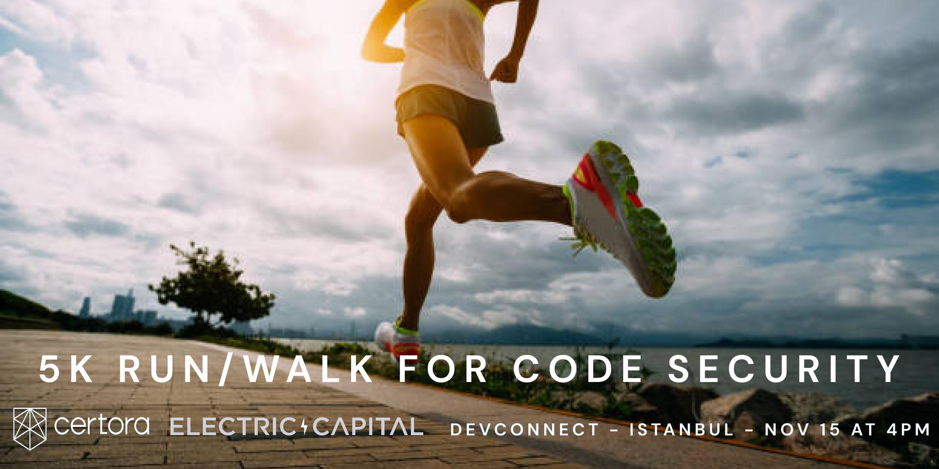 Cover Image for 5K Run/Walk For Code Security at Devconnect Istanbul