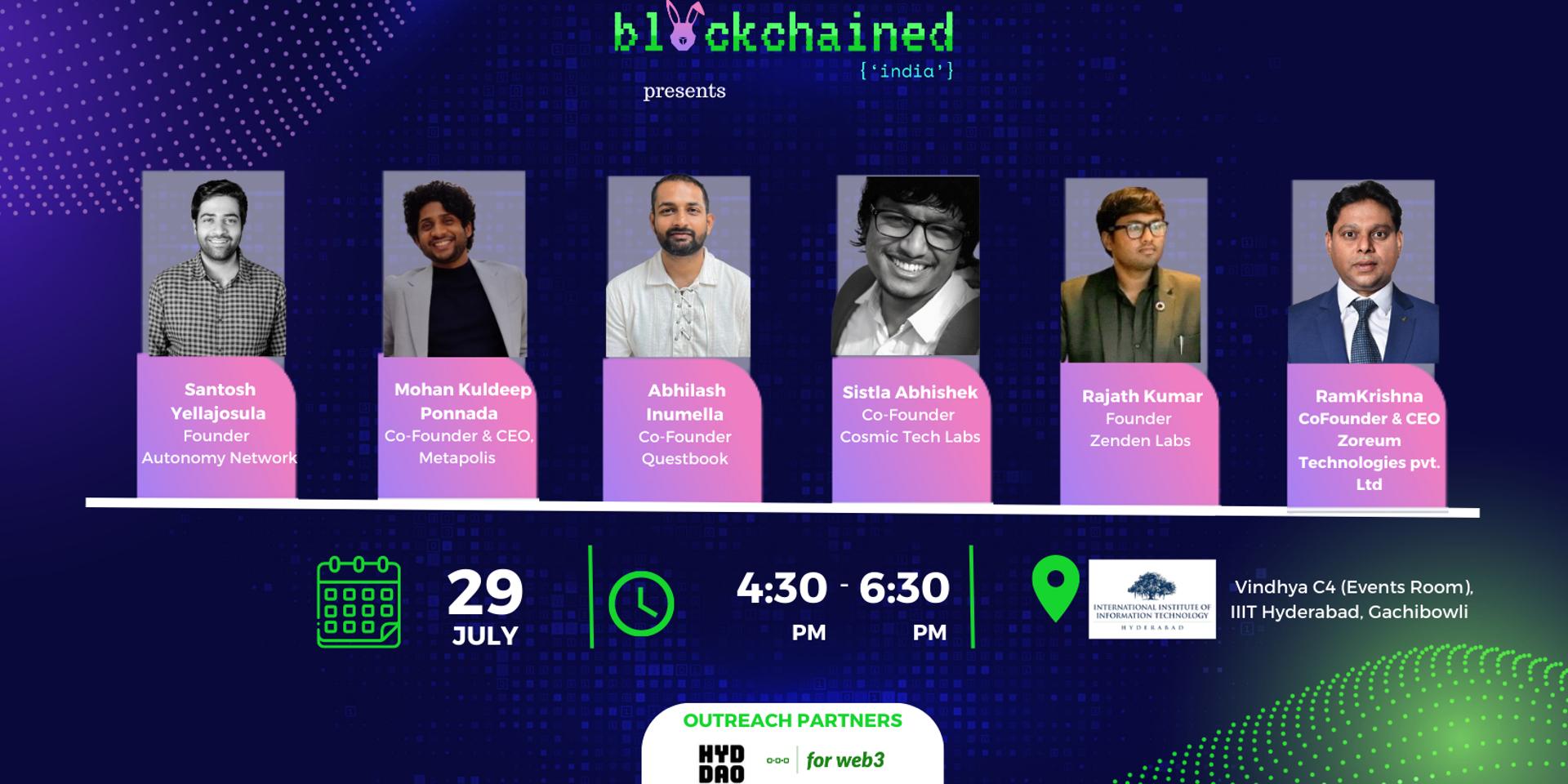 Cover Image for Blockchain Bytes - Hyderabad