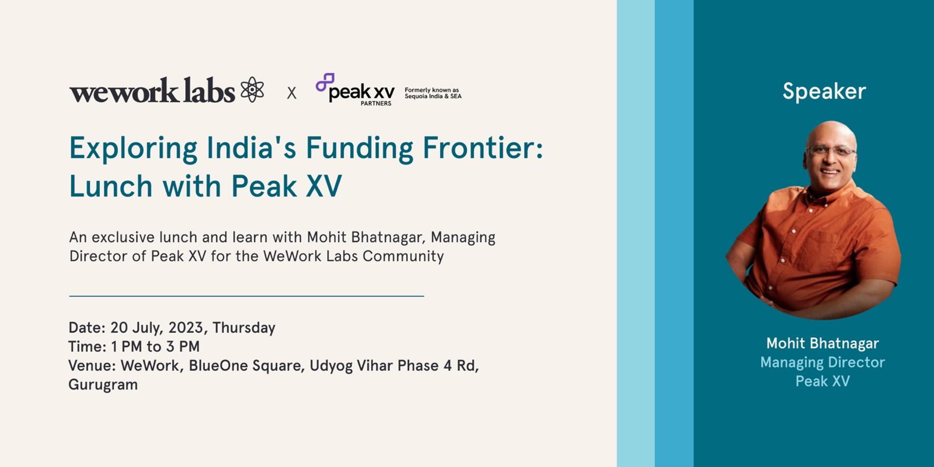 Cover Image for Exploring India's Funding Frontier: Lunch with Peak XV