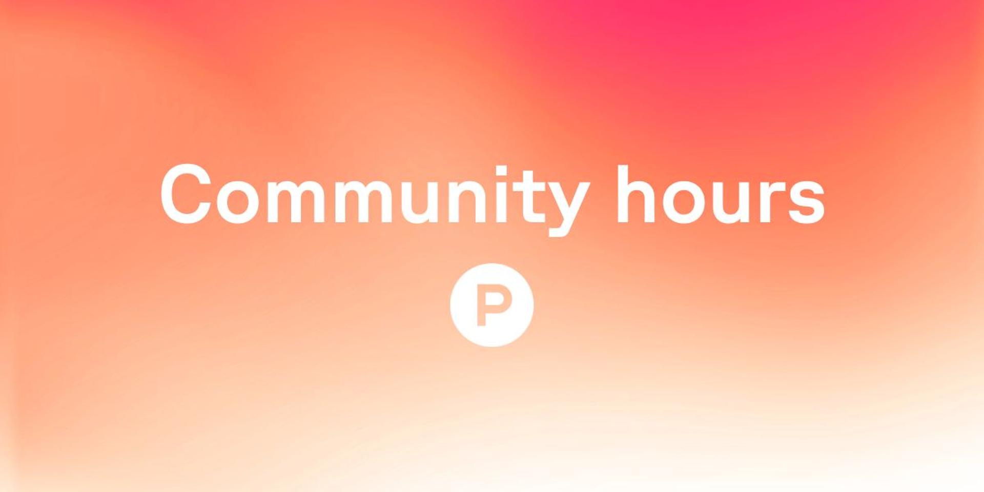 Cover Image for Product Hunt Virtual Community Hours