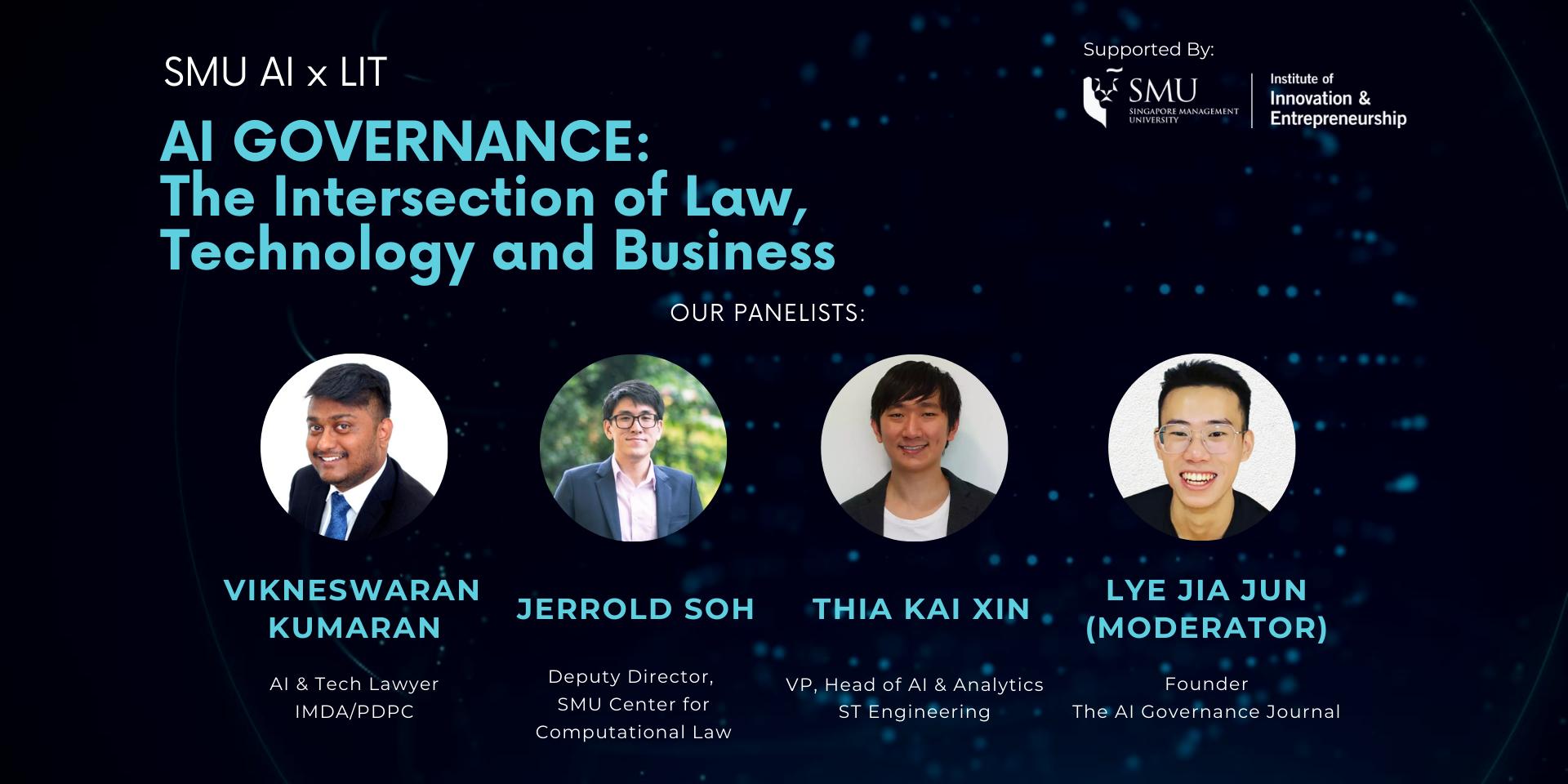 Cover Image for SMU AI x LIT:  AI Governance Panel Discussion