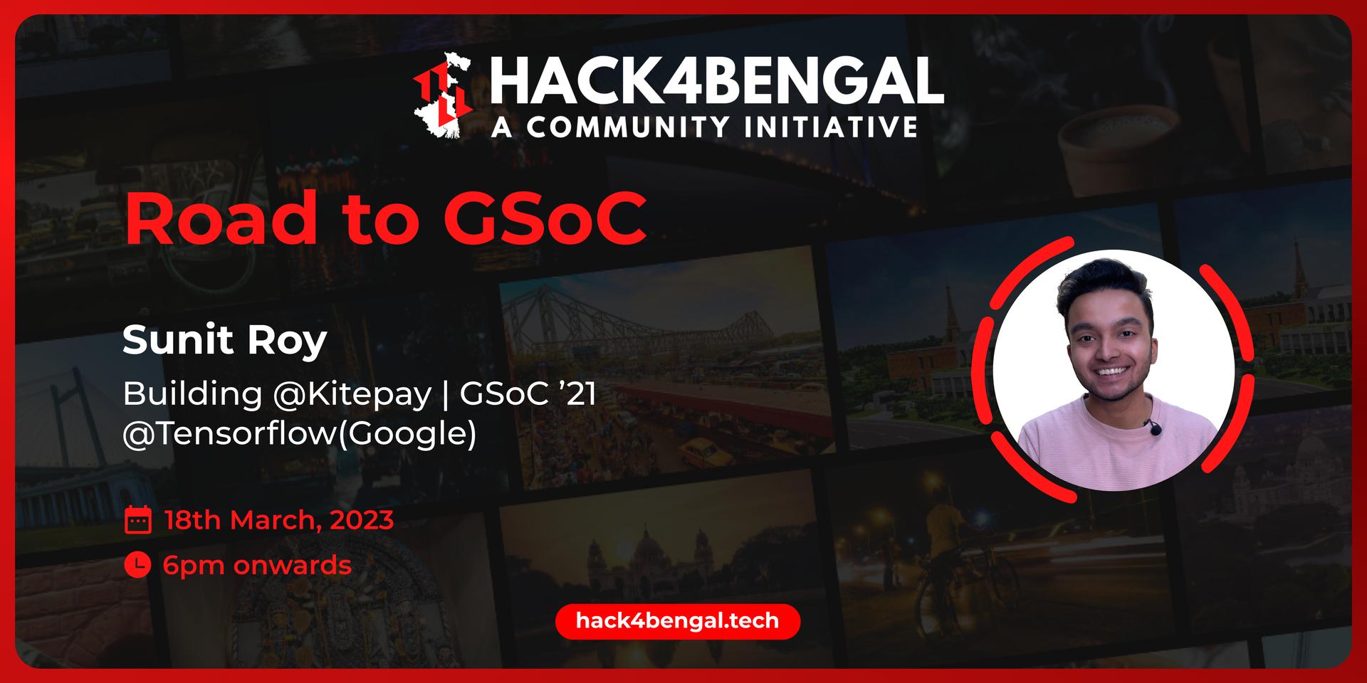Cover Image for Road to GSoC | Hack4Bengal 2.0