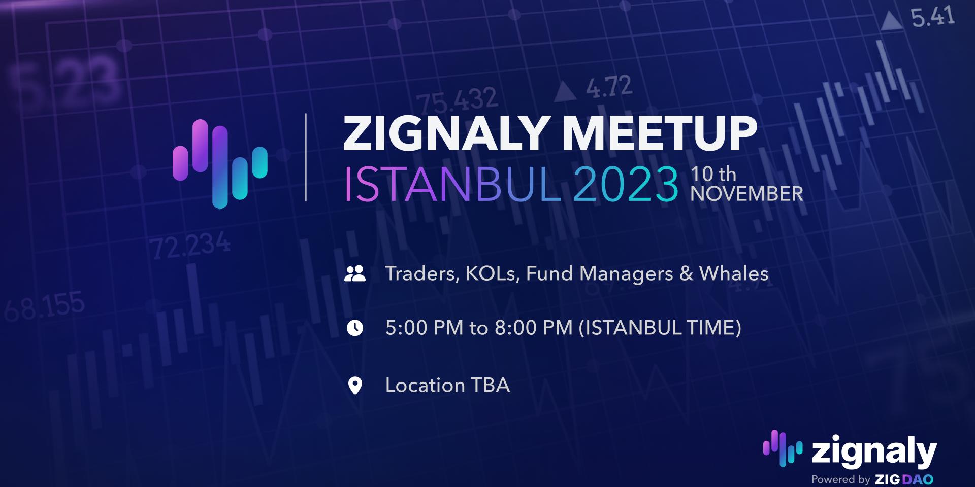 Cover Image for ZIGNALY'S ISTANBUL MEETUP: Traders, KOLs, Fund Managers & Whales