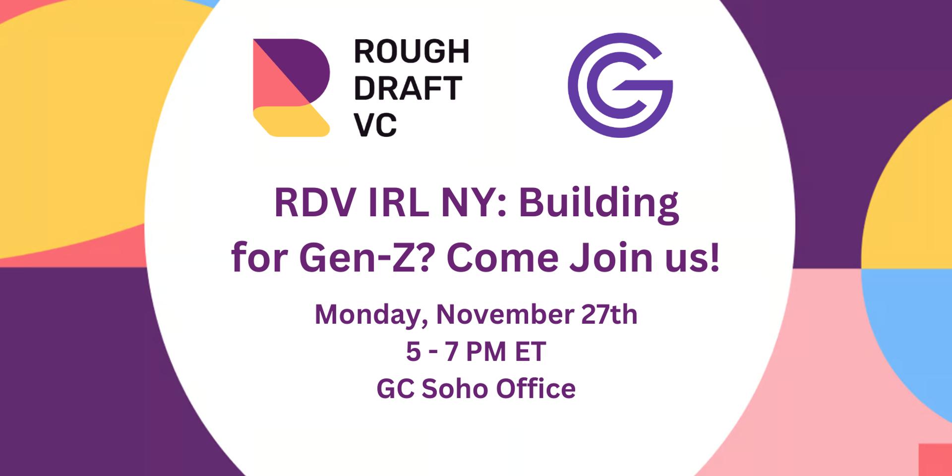 Cover Image for RDV IRL NY: Building for Gen-Z Mixer