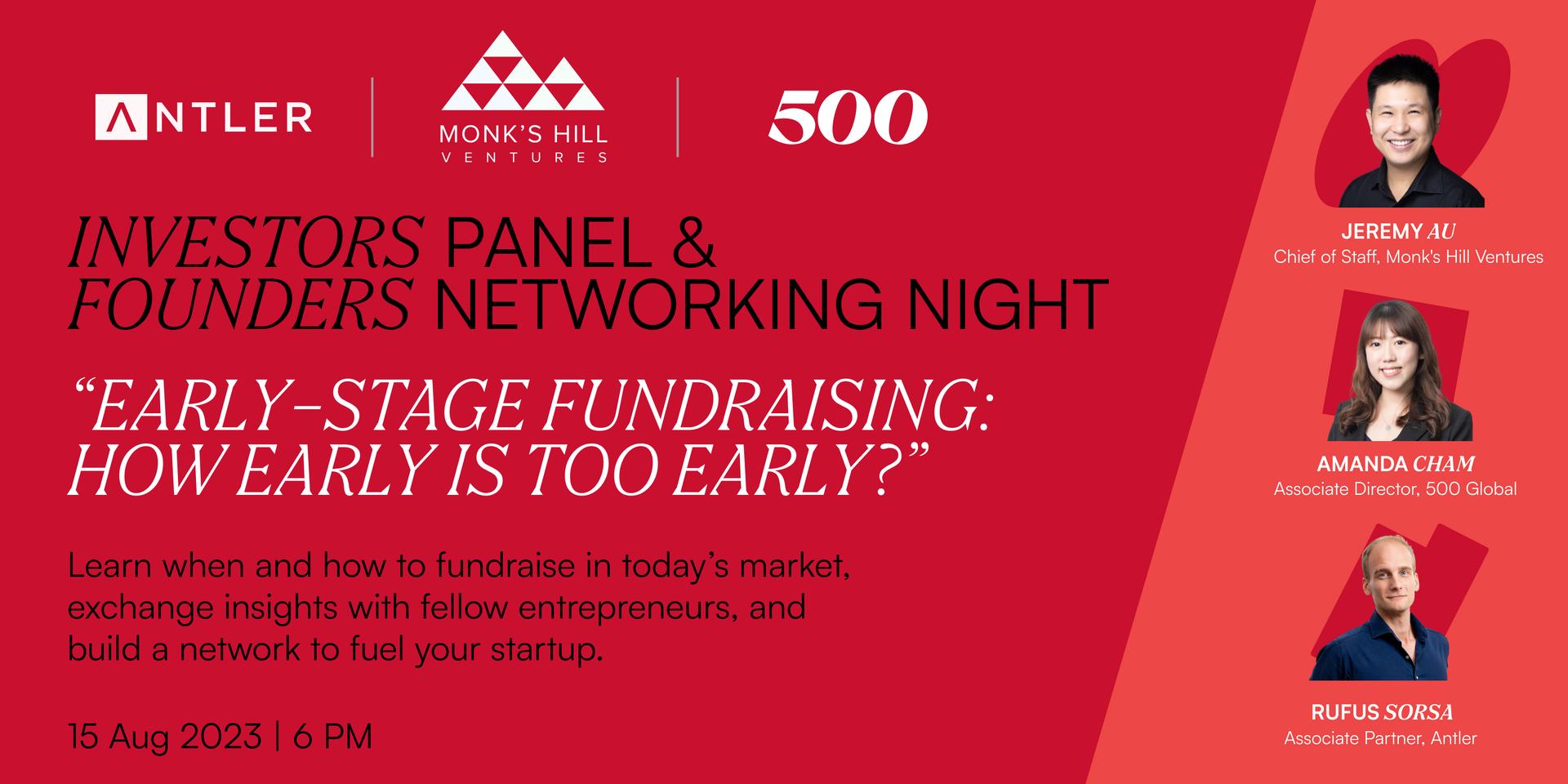 Cover Image for Investors Panel & Founders Networking Night