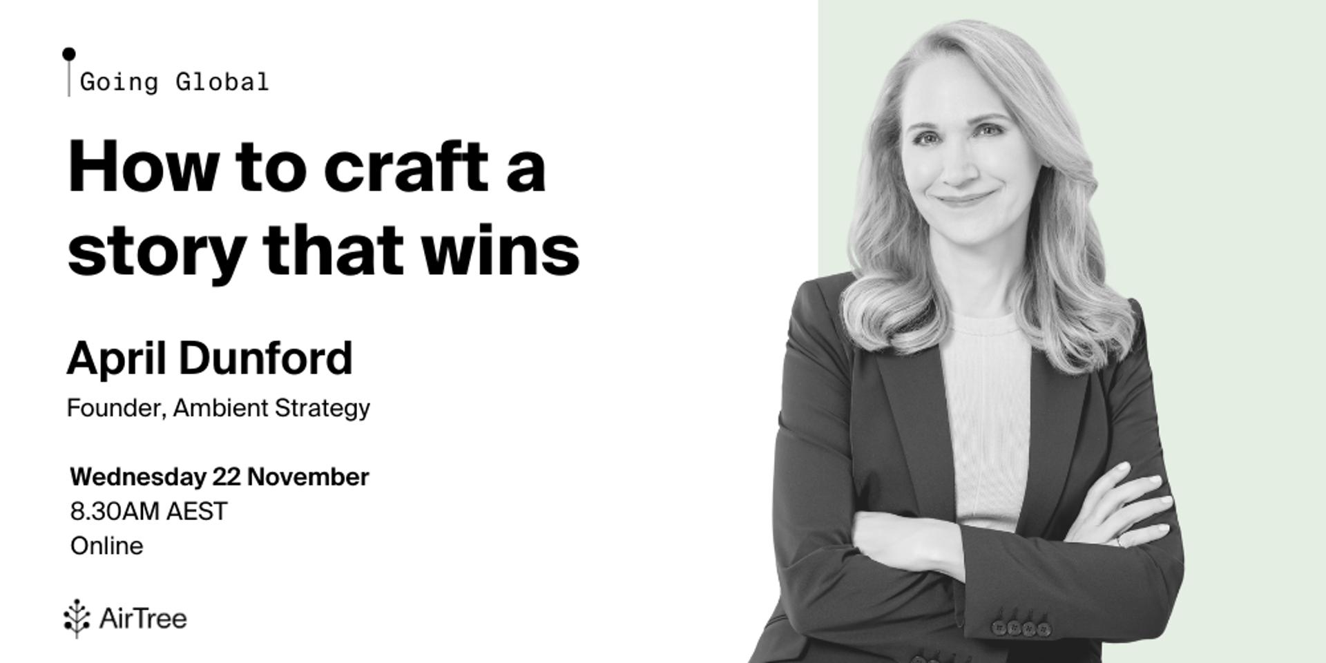 Cover Image for How to craft a story that wins with April Dunford