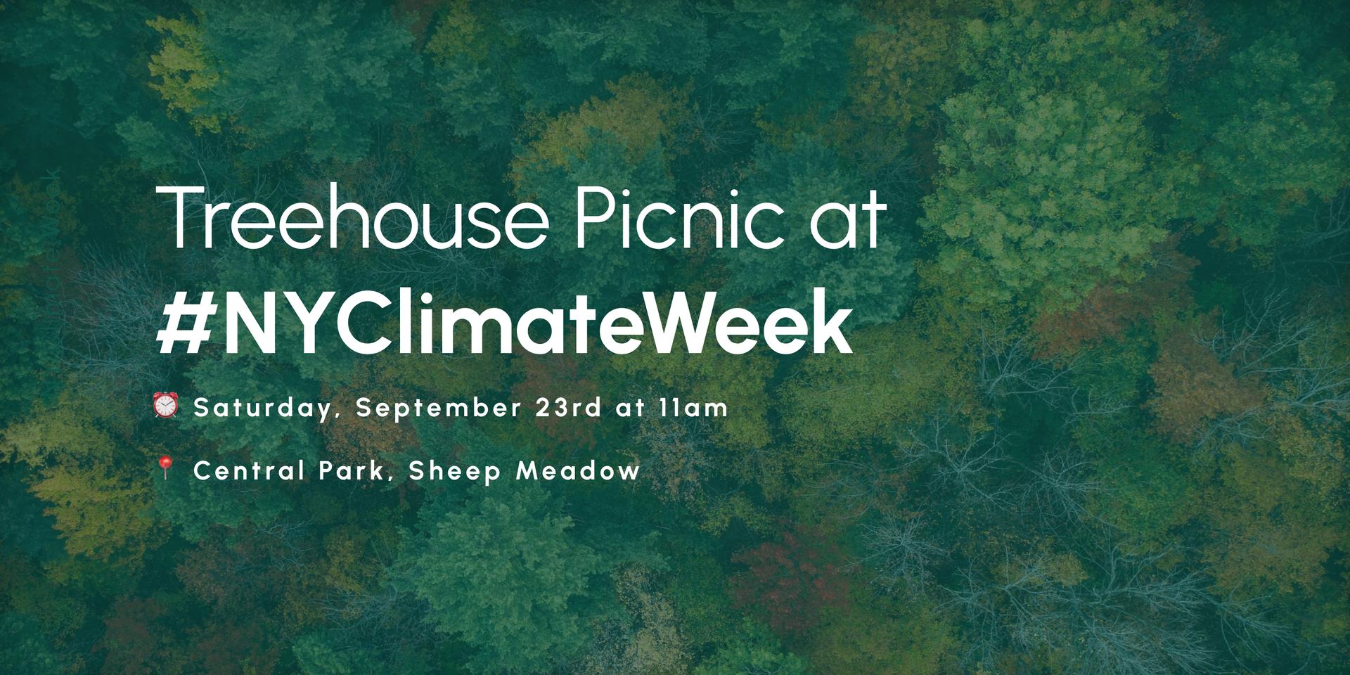 Cover Image for Treehouse Picnic @ NYClimateWeek 🏡🗽
