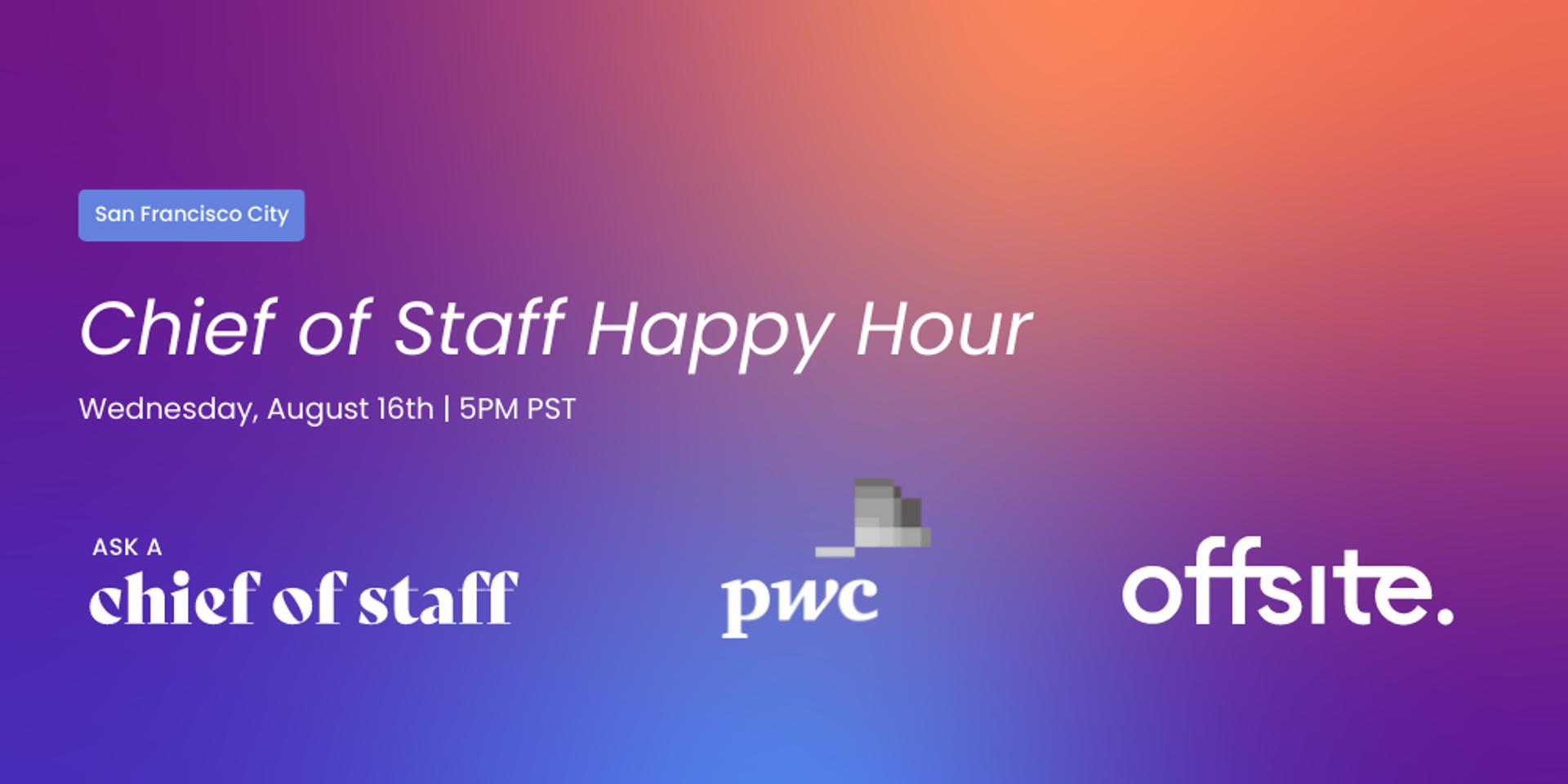 Cover Image for SF Chief of Staff Happy Hour