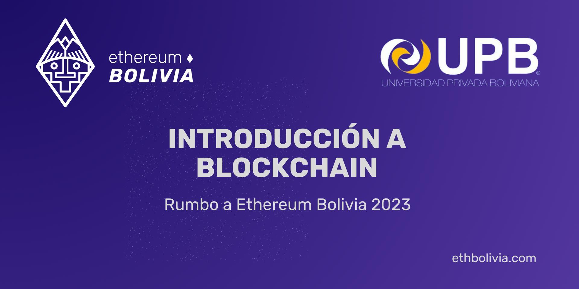 Cover Image for Introducción a Blockchain en UPB