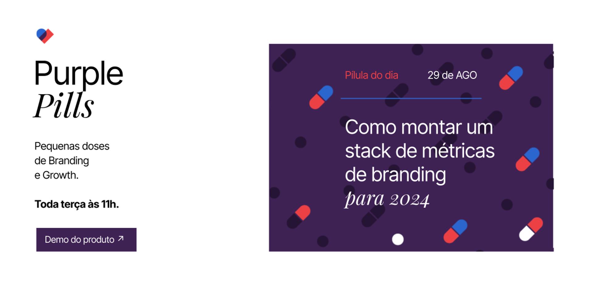 Cover Image for [Purple Pills] Como montar um stack de métricas de branding para 2024