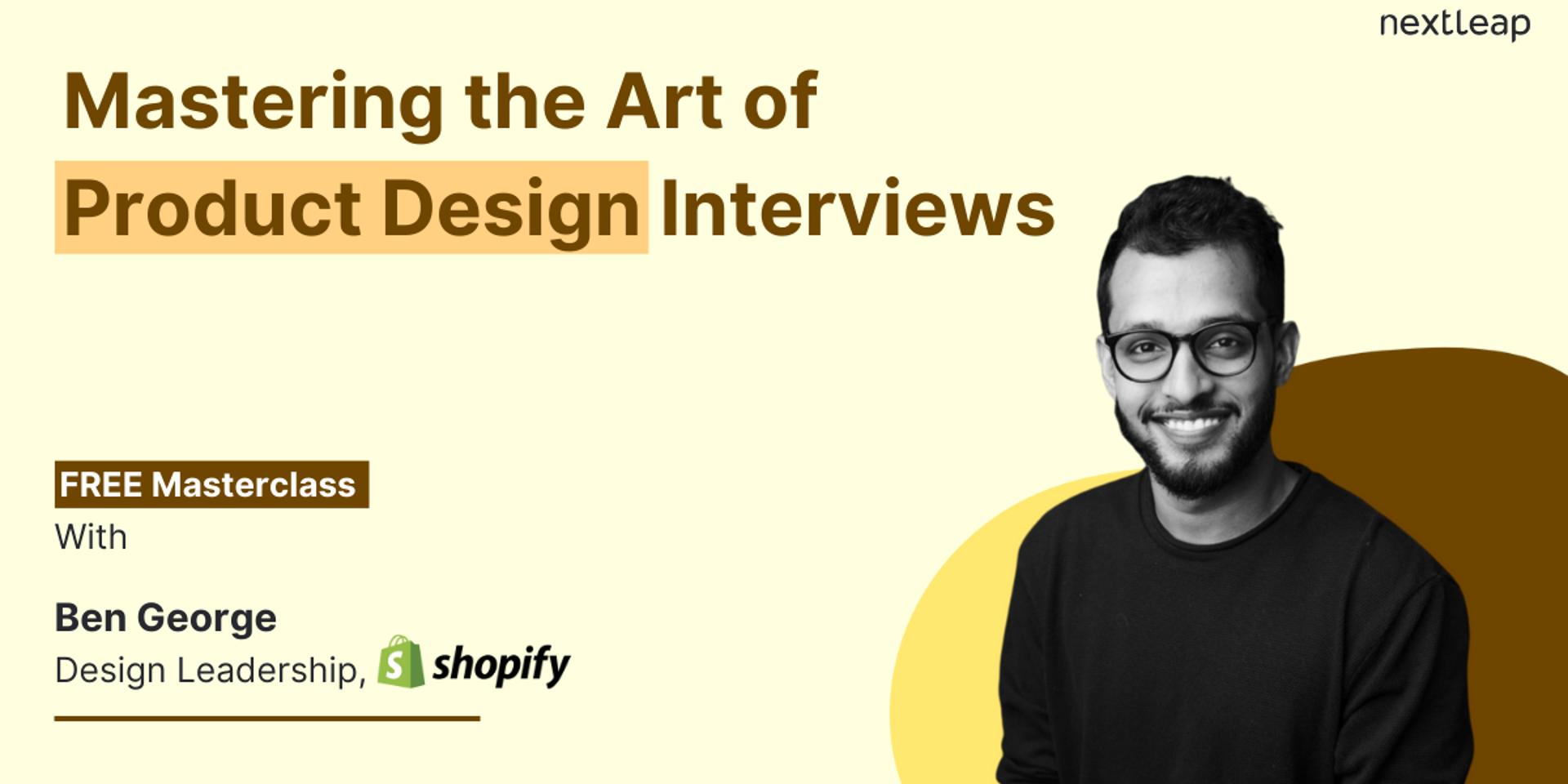 Mastering the Art of Product Design Interviews · Zoom · Luma