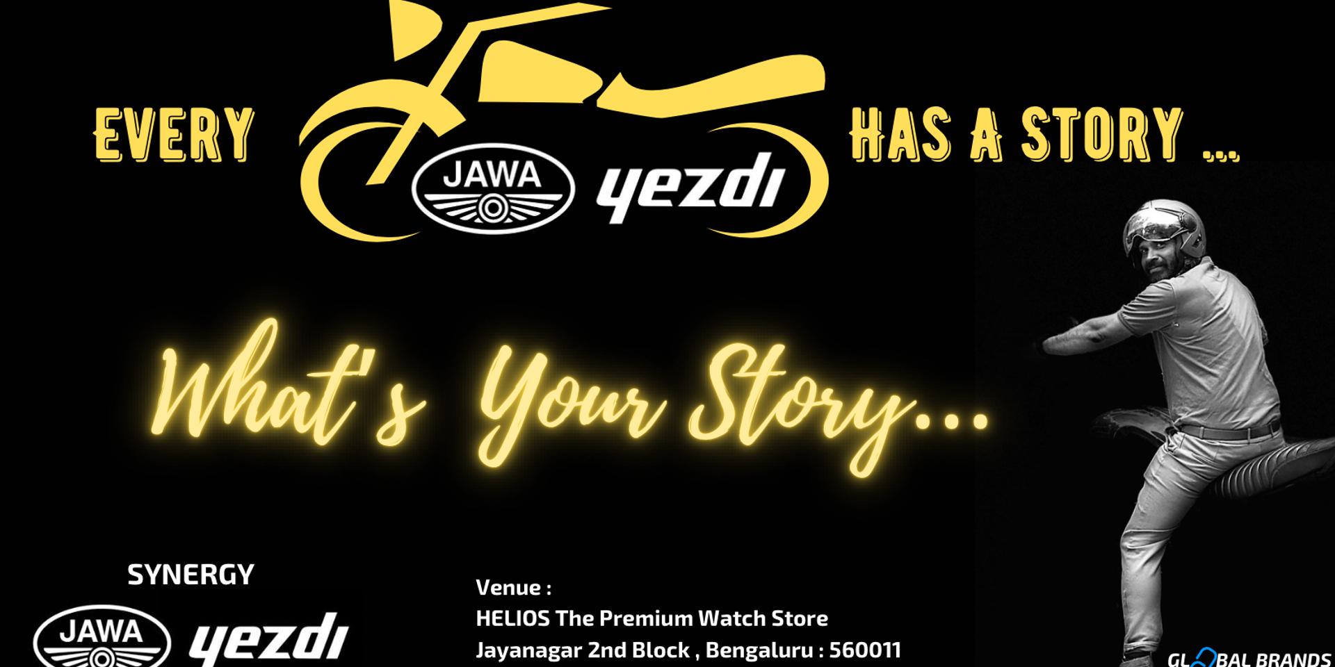 Cover Image for Every JAWA & YEZDI Has a Story.. What's Your Story..