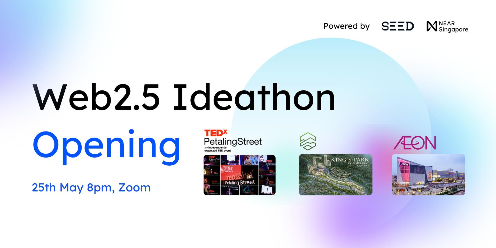 Web2.5 Ideathon Opening · Zoom · Luma