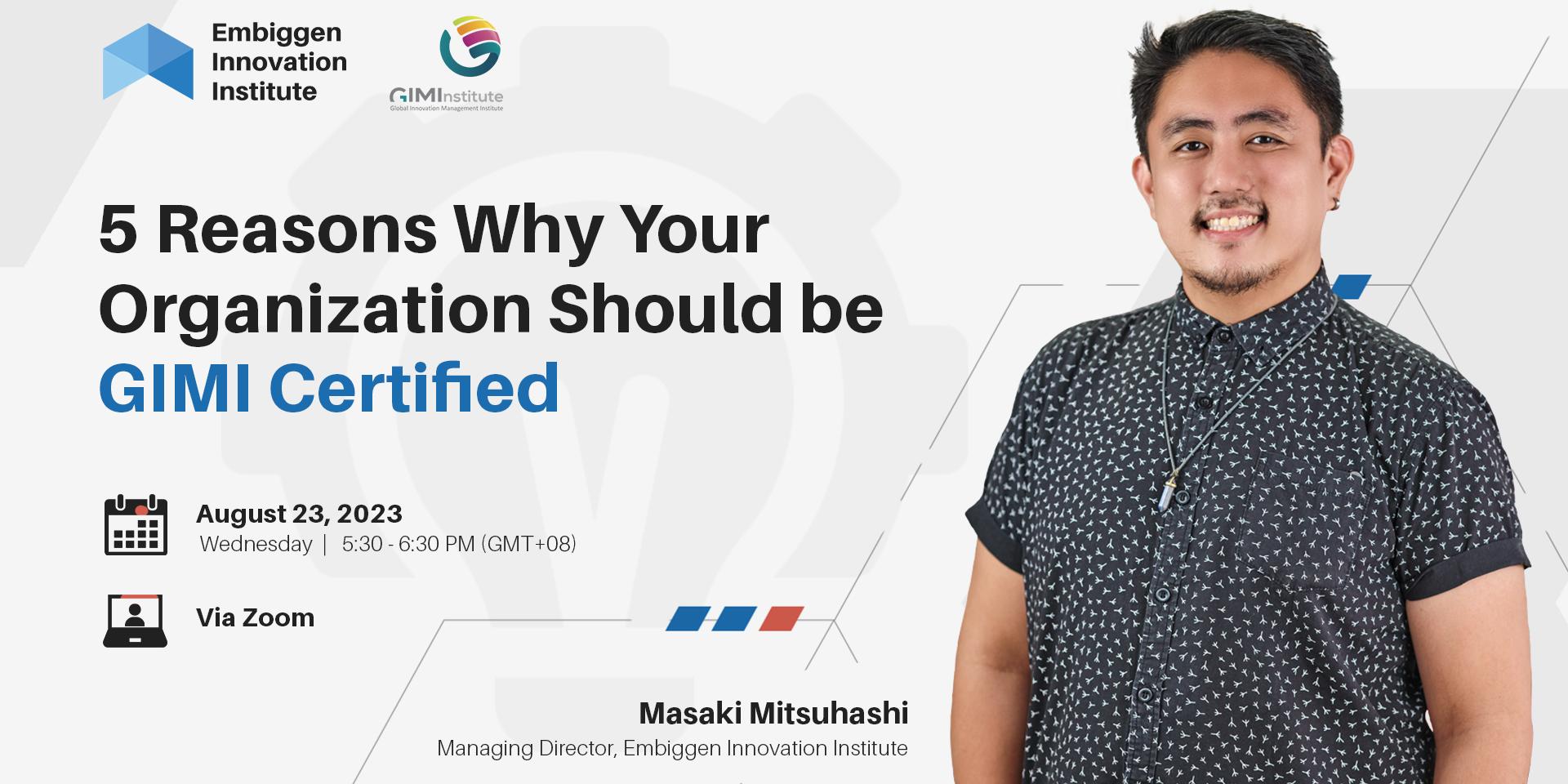 Cover Image for 5 Reasons Why Your Organization Should be GIMI Certified