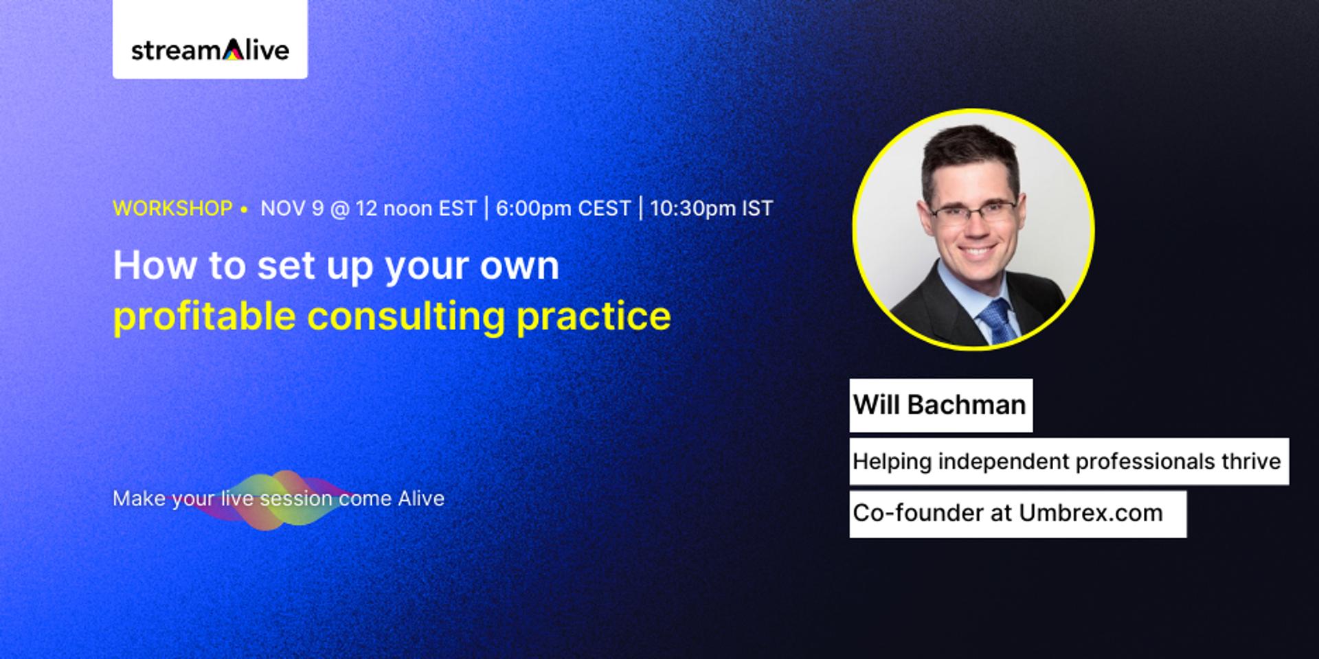 Cover Image for How to set up a profitable consulting practice
