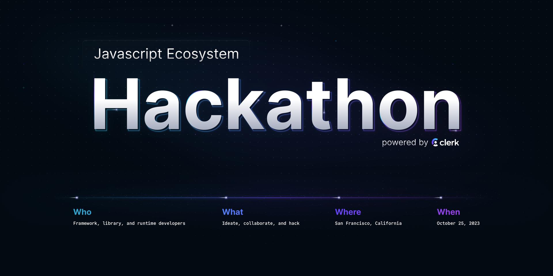 Cover Image for JS Ecosystem Hackathon