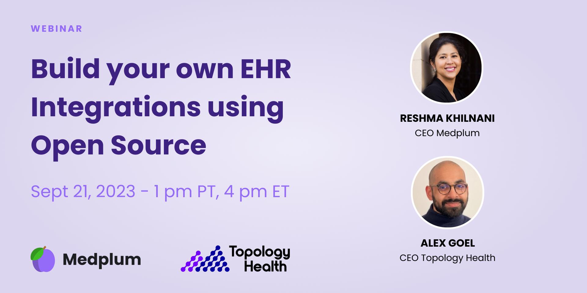 Cover Image for Build your own EHR Integrations using Open Source