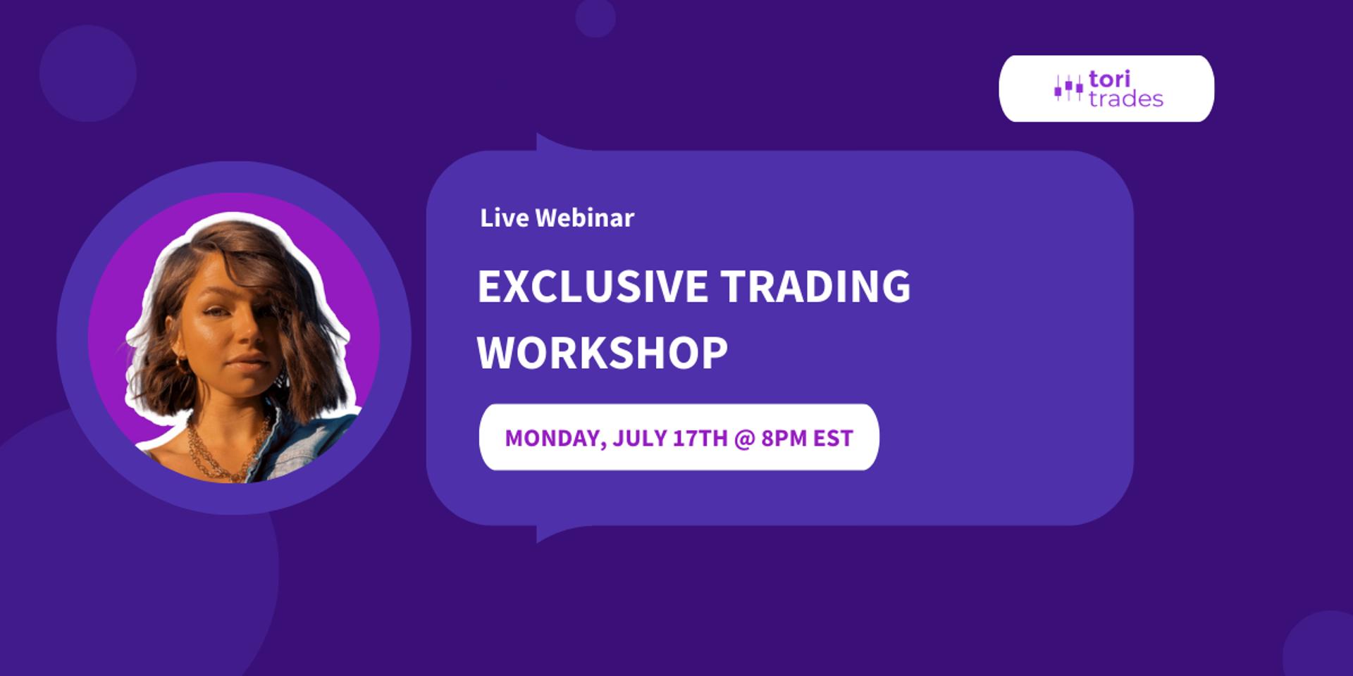 Cover Image for Tori Trades Trading Workshop