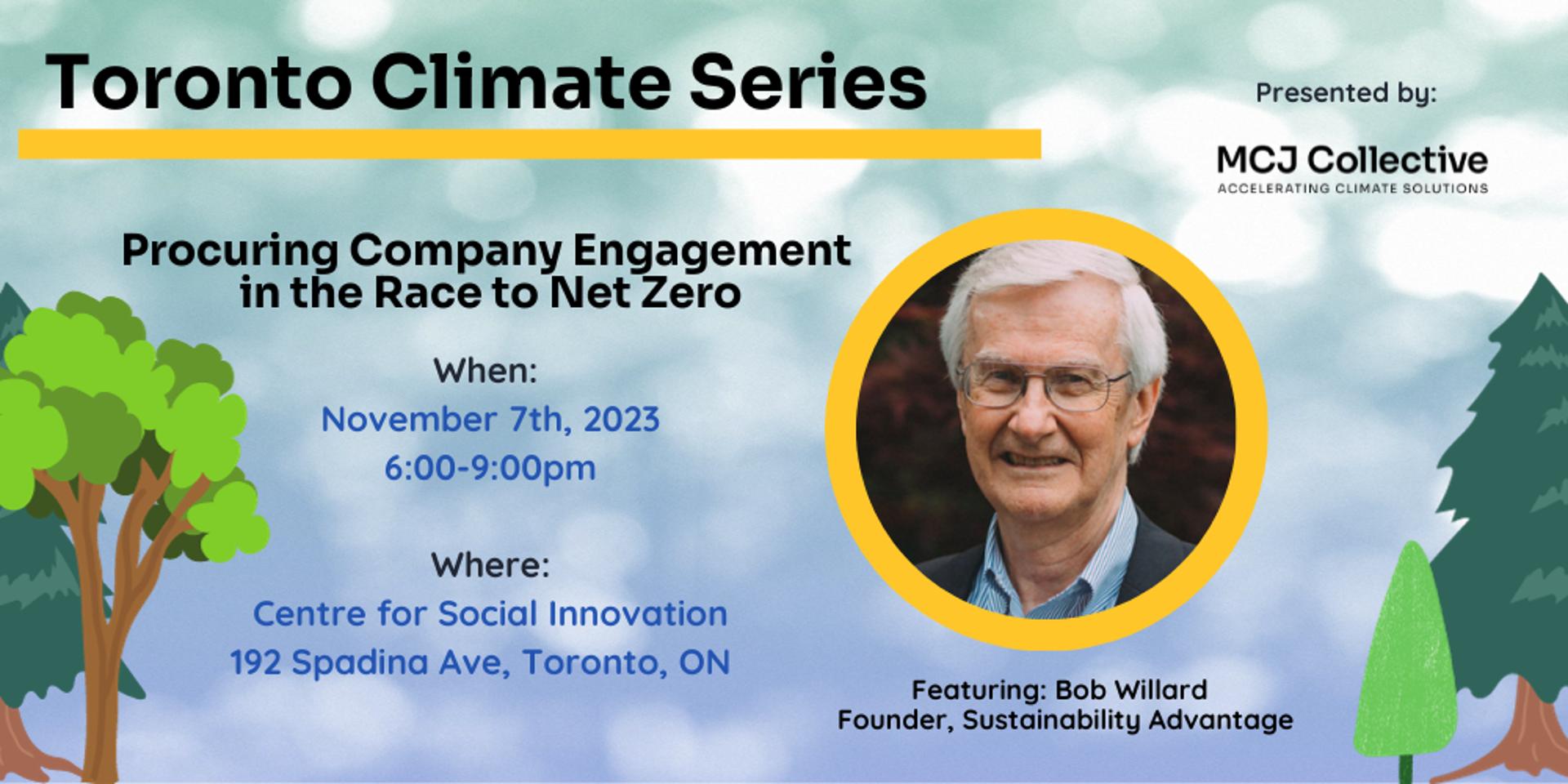 Cover Image for Toronto Climate Series - Procuring Company Engagement in the Race to Net Zero