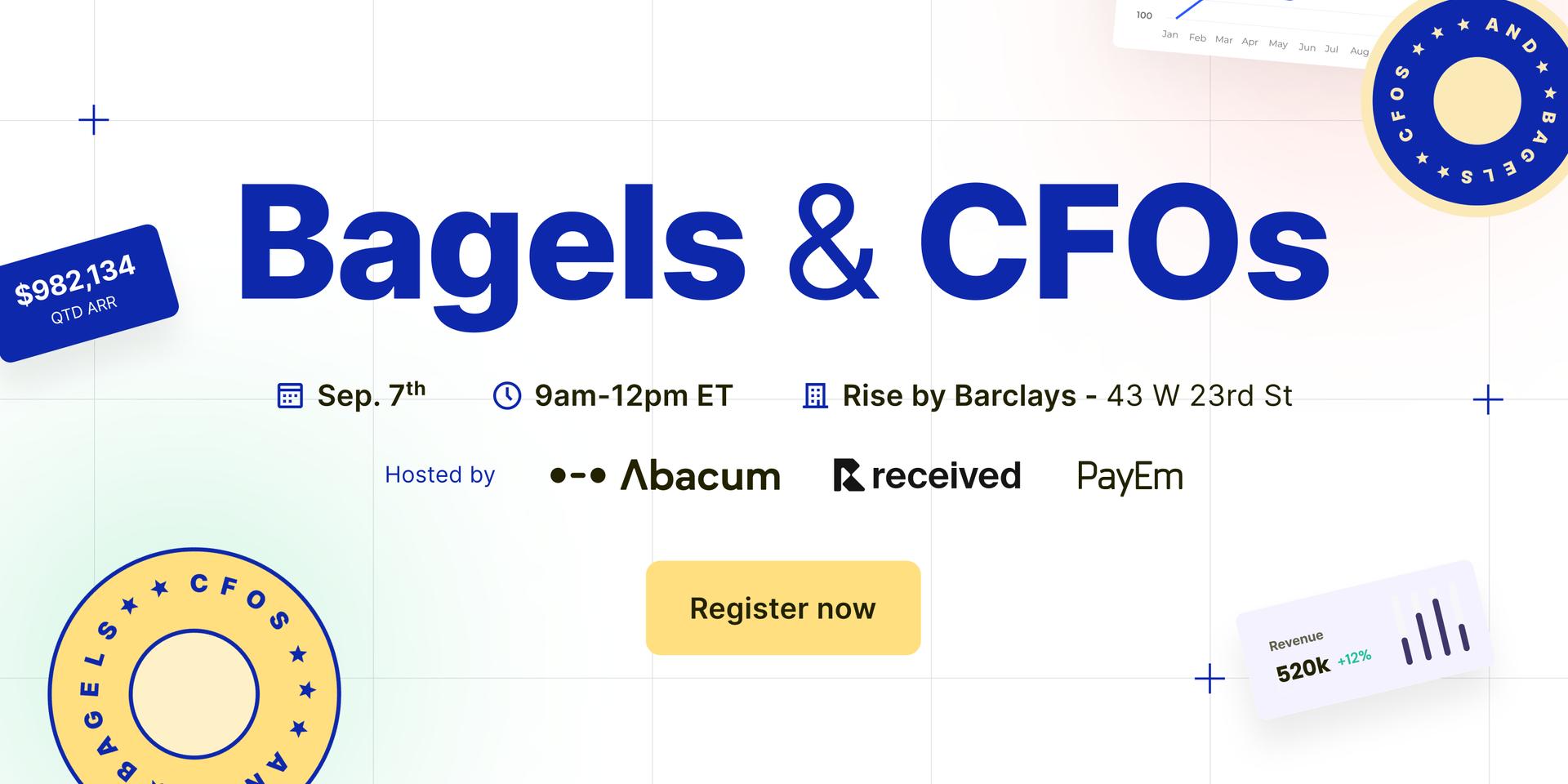 Cover Image for Bagels & CFOs 🥯☕ 