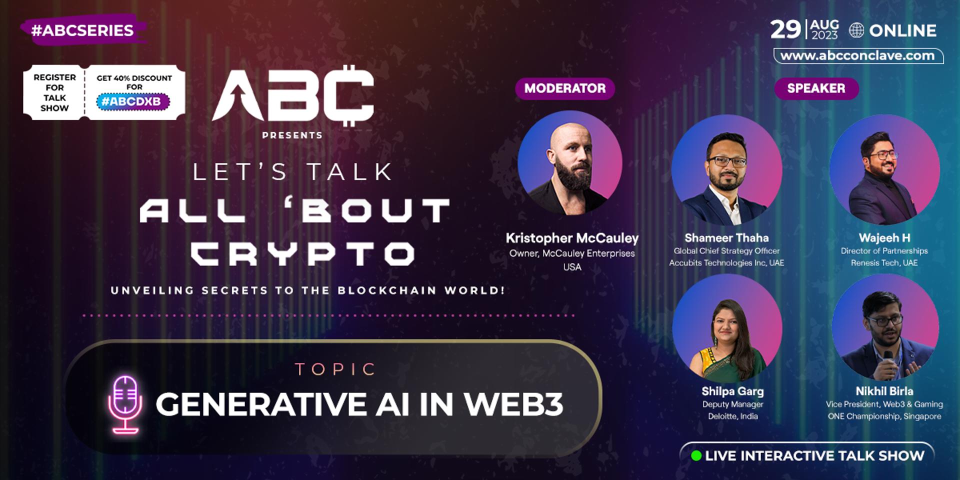 Cover Image for Episode 2 - Generative AI in WEB3