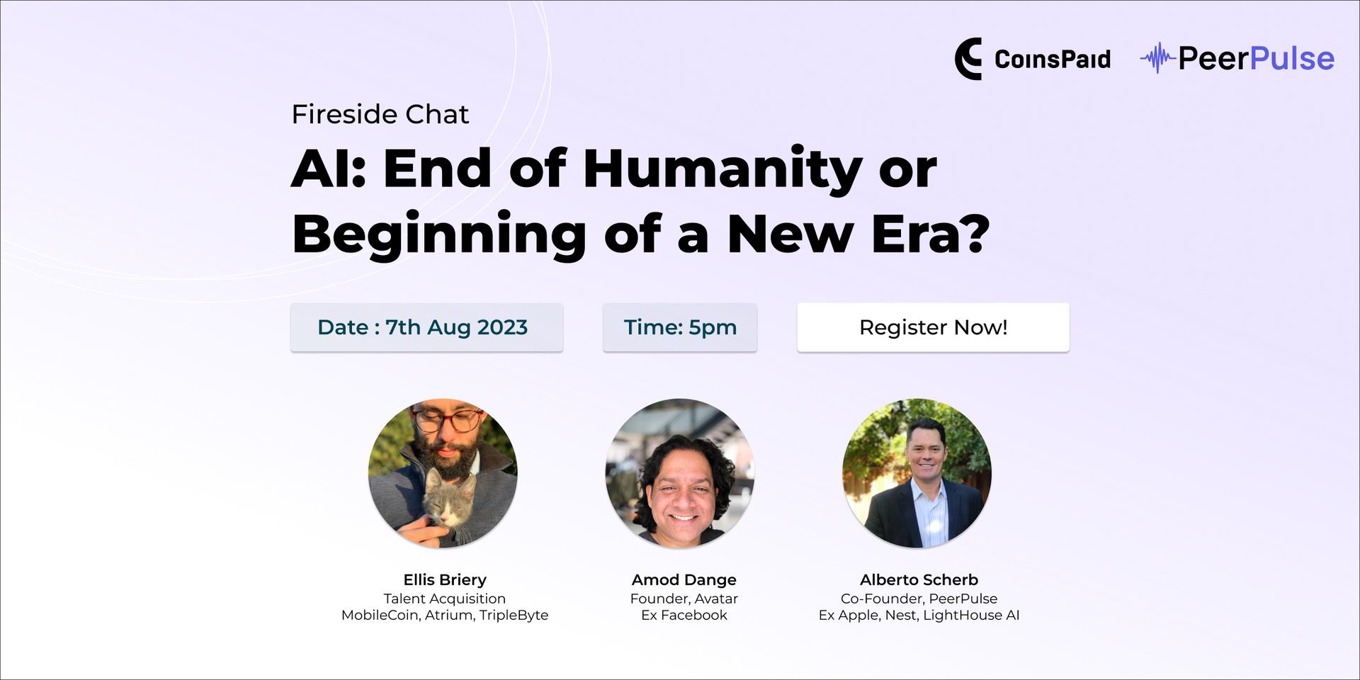 Cover Image for AI: End of Humanity or Beginning of a New Era? | PeerPulse Dispatch Live
