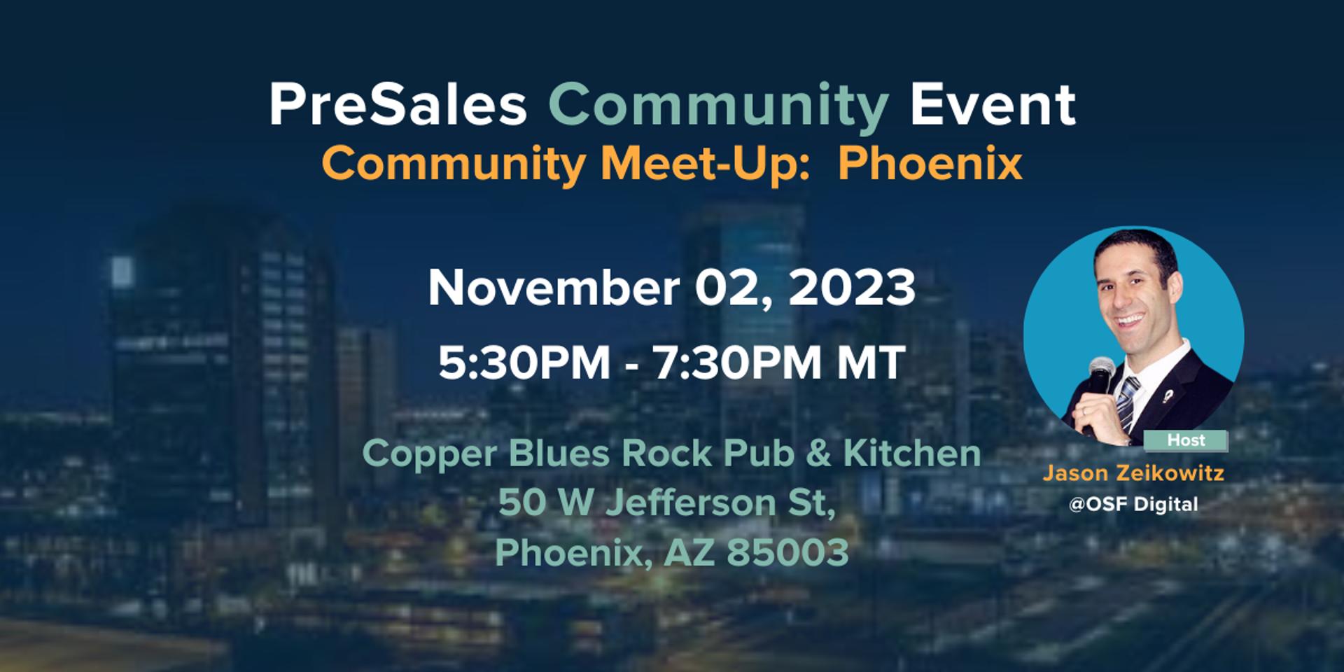Cover Image for Community Meet-up: Phoenix