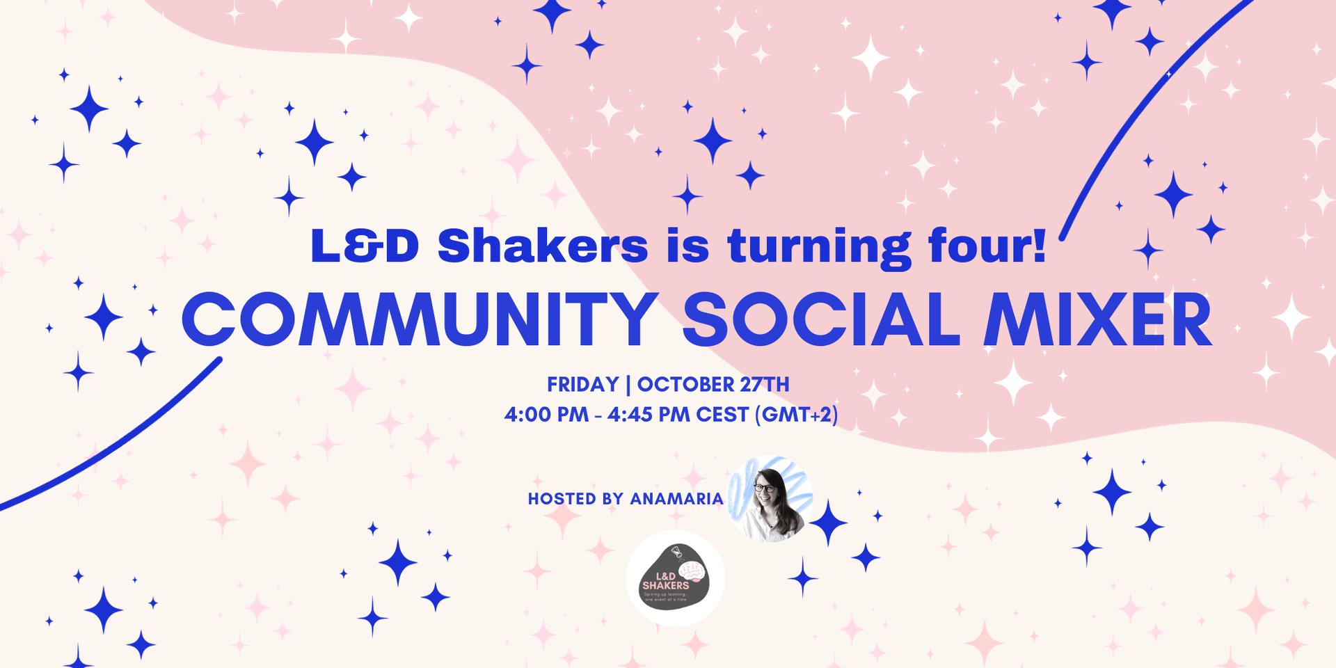 Cover Image for Community Social Mixer | Celebratory Edition 4 years 🥳