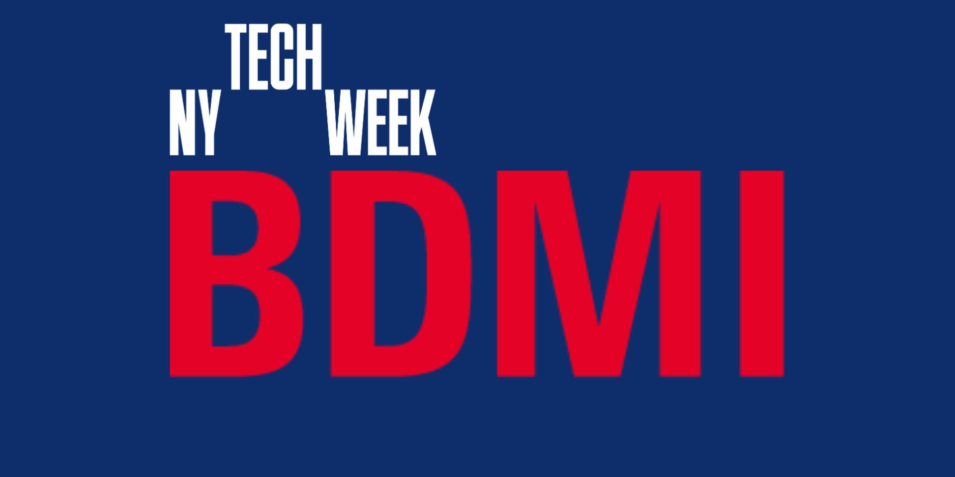 NYC #TechWeek: BDMI AI for Media Meetup · Luma