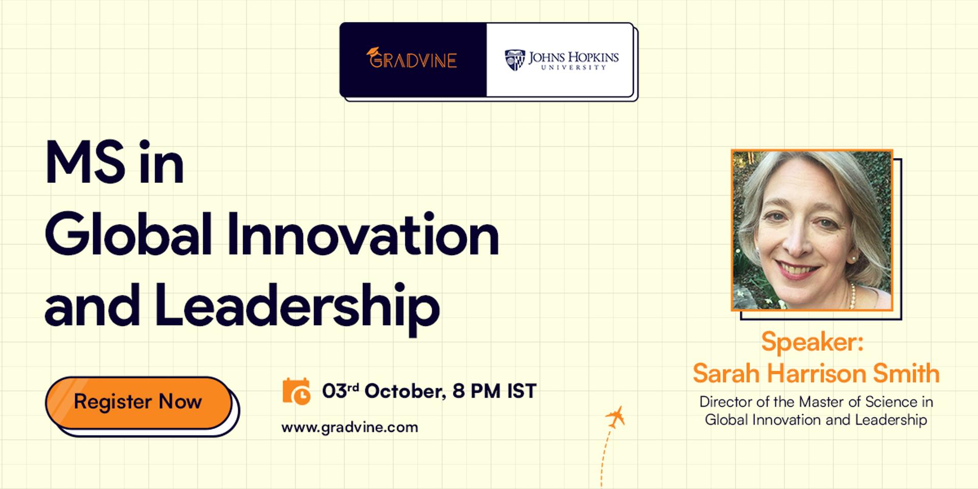 Gradvine x JHU MS in Global Innovation and Leadership · Zoom · Luma